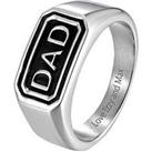 Men'S Personalised Embossed Dad Ring