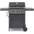 Tower Stealth 3000 Three Burner Porcelain Gas Bbq With Precision Thermometer And Rust Proof Design, 