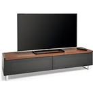 Avf Panorama 160 Tv Stand - Walnut/Black - Fits Up To 80 Inch Tv