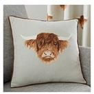 Fusion Highland Cow Filled Cushion