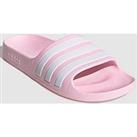 Adidas Sportswear Kids Unisex Adilette Aqua Sliders - Light Pink