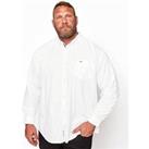 Badrhino Essential Long Sleeve Poplin Shirt - White