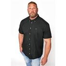 Badrhino Essential Short Sleeve Poplin Shirt - Black