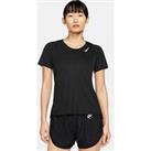 Nike Women'S Running Df Race Tee - Black/Silver
