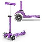 Micro Scooter Mini Deluxe Led Scooter - Purple