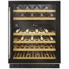 Hoover Hwcb 60 Uk/N Wine Cooler, 46 Bottle Capacity - Black - Fridge With Installation
