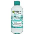 Garnier Hyaluronic Aloe Micellar Cleansing Water For Dehydrated Skin 400Ml, Replumping Facial Cleanser & Makeup Remover
