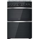 Indesit Id67G0Mcb Freestanding Double Oven Gas Cooker