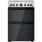Indesit Id67G0Mcx Freestanding Double Oven Gas Cooker