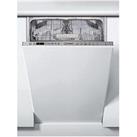 Indesit Dsio3T224Ezukn 10-Place Slimline Integrated Dishwasher - Silver - Dishwasher Only