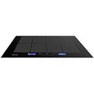 Hotpoint Acp778Cba 77Cm Wide Built-In Induction Hob - Black - Hob Only