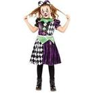 Halloween Girls Jester Girl Costume