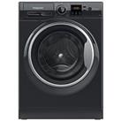 Hotpoint Nswm743Ubsukn 7Kg Load, 1400 Spin Washing Machine - Black