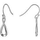 The Love Silver Collection Sterling Silver Drop Dress Earring