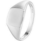 The Love Silver Collection Gent'S Sterling Silver Oval Signet Ring