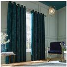 Hyperion Selene Weighted Thermal Eyelet Curtains