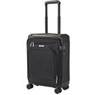 Rock Luggage Parker 8-Wheel Suitcase Cabin - Black