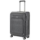 Rock Luggage Parker 8-Wheel Suitcase Medium - Grey