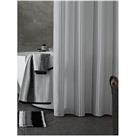 Catherine Lansfield Textured Stripe Shower Curtain