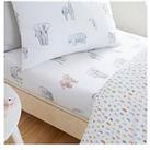 Little Bianca Zoo Animals Cotton Fitted Sheet