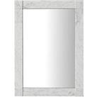 Very Home White Marble Wall Mirror