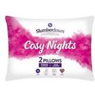 Slumberdown Cosy Nights Firm Pillow - 2 Pack - White