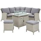Very Home Athens Compact Corner Set With Firepit Table