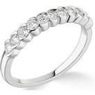 Love Diamond 9Ct White Gold 0.50Ct Diamond Eternity Ring