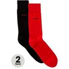 Hugo Bodywear 2 Pack Classic Socks - Red/Black