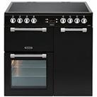 Leisure Ck90C230K 90Cm Wide Cookmaster Electric Range Cooker - Black - Cooker With Connection