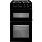 Beko Kd533Ak 50Cm Twin Cavity Electric Cooker - Black - Cooker With Connection