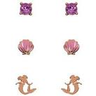 Disney Princess Jewellery Earrings - The Little Mermaid (Set Of 3)