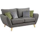Very Home Perth Fabric 2 Seater Sofa - Charcoal