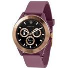 Harry Lime Fashion Smart Watch In Berry With Rose Gold Colour Bezel