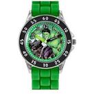 Disney Marvel Avengers Green Silicone Strap Time Teacher Watch