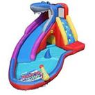 Happy Hop Sharks Club Inflatable Water Slide
