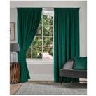 Very Home Montreal Velour Pencil Pleat Lined Curtains