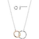 Buckley London Entwined Rings Earring And Pendant Set