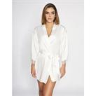 Ann Summers Nightwear & Loungewear Cherryann Robe - White