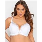 Yours Clothing Pretty Lace Plunge T-Shirt Bra