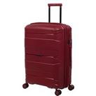 It Luggage Momentous German Red Medium Expandable Hardshell 8 Wheel Spinner Suitcase