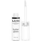 Nyx Professional Makeup Non-Sticky, Butter Lip Gloss Clear - 8Ml
