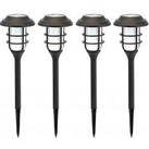 Streetwize Solar Stake Lights - Flame Effect Led