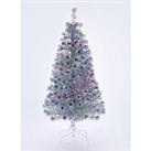 Very Home Silver Fibre Optic Christmas Tree &Ndash; 5 Ft