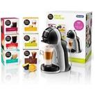 Nescafe Dolce Gusto Mini Me Automatic Coffee Machine Starter Kit By De'Longhi - Arctic Grey And Black Anthracite