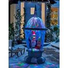 Penguin Inflatable Light Up Scene Outdoor Christmas Decoration