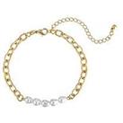 Gold Plated Chain And Pearl Stone Bracelet
