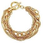 Gold Plated Multi Chain Bracelet