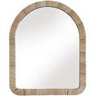 Very Home Water Hyacinth Arch Wall Mirror