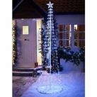 Very Home 8Ft White Waterfall Light-Up Outdoor Christmas Tree